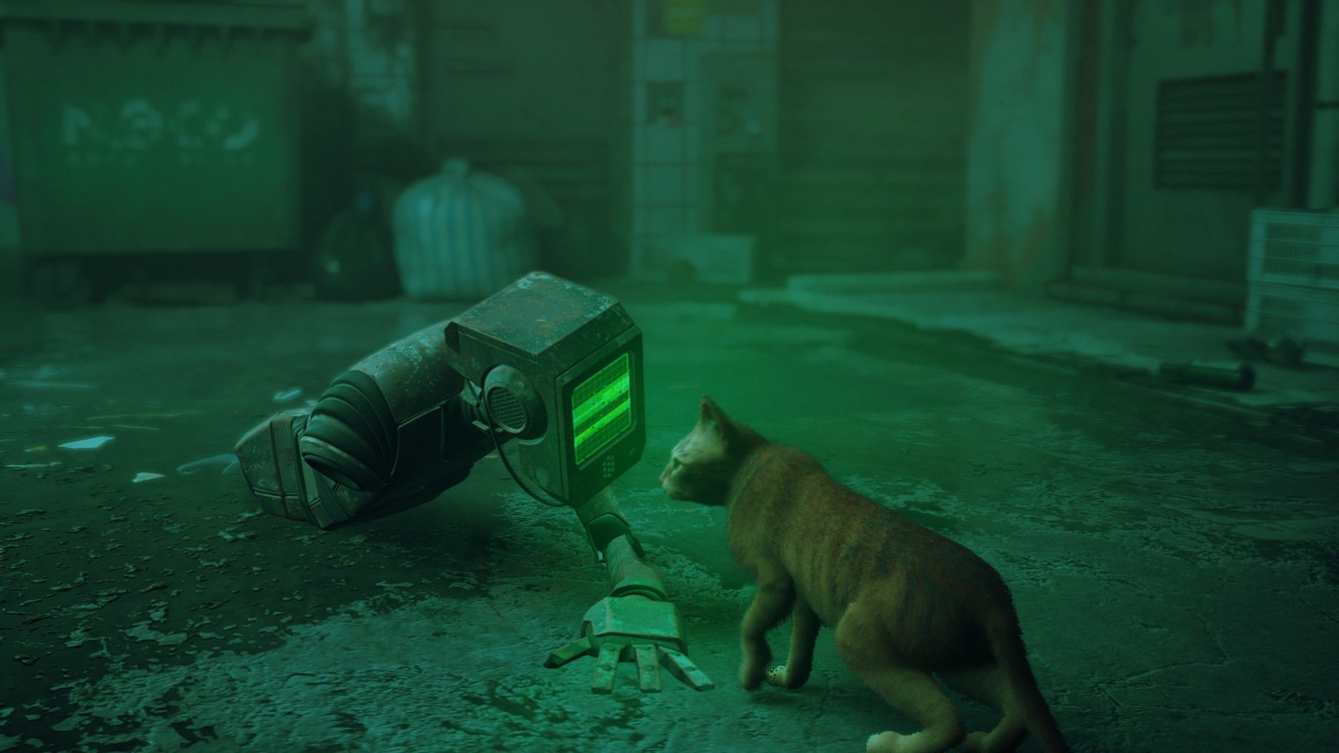 Screenshot aus dem Spiel "Stray".